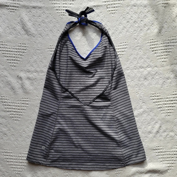 Lululemon, Athletic V-Neck Tie up Halter Tank Top - Picture 2 of 7